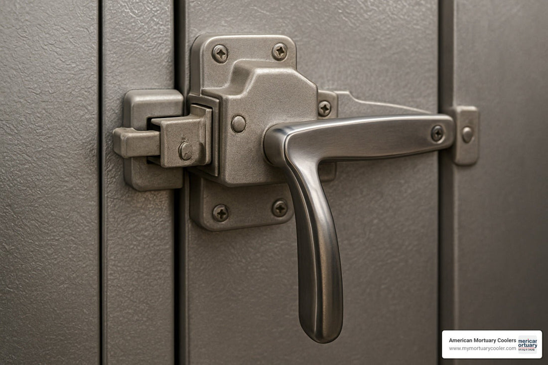 Step-by-Step Guide to Replacing a Walk-In Cooler Handle - American Mortuary Coolers & Equipments