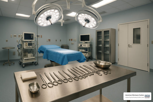 Surgical Precision Meets Style – Operating Room Prep Tables You Can Buy Today - American Mortuary Coolers & Equipments