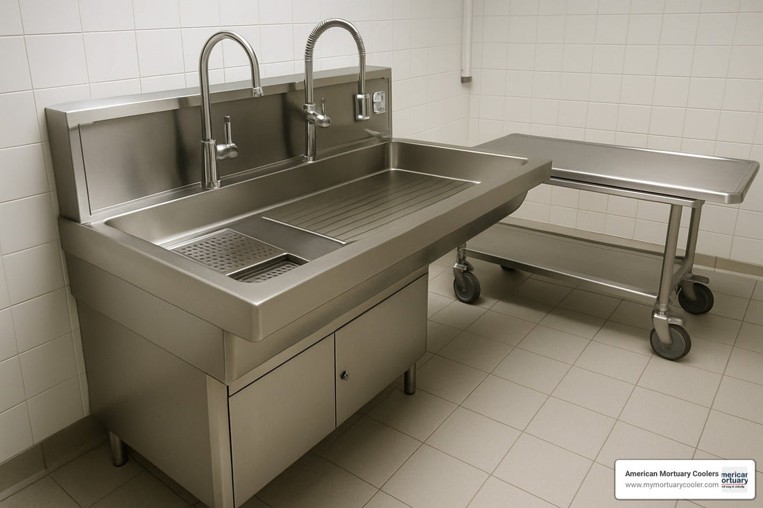 The Complete Guide to Buying the Right Autopsy Sink - American Mortuary Coolers & Equipments