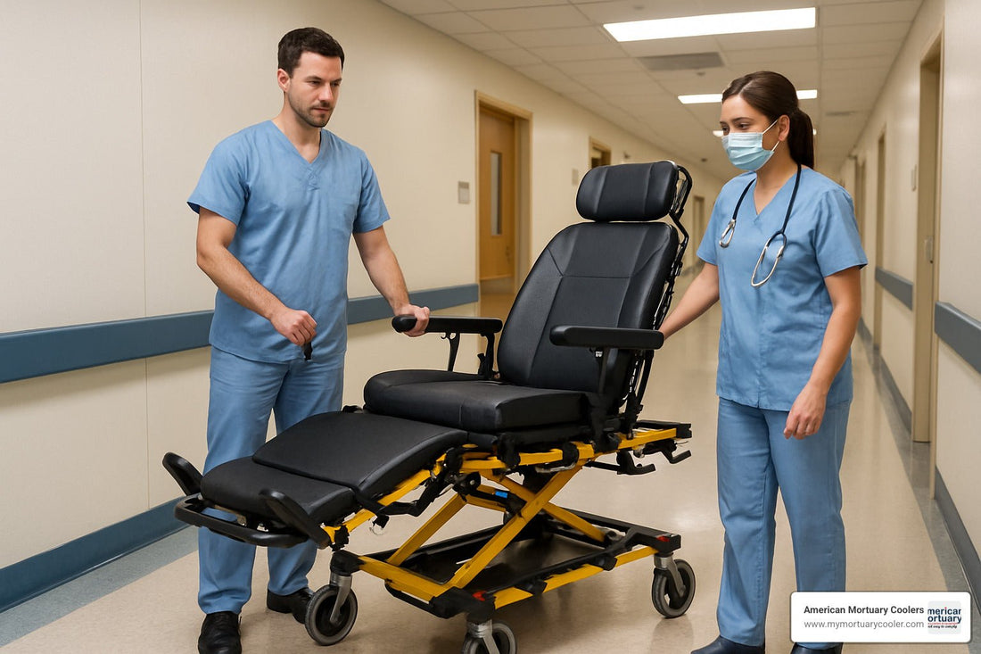 The Complete Guide to Choosing the Right Wheelchair Stretcher - American Mortuary Coolers & Equipments