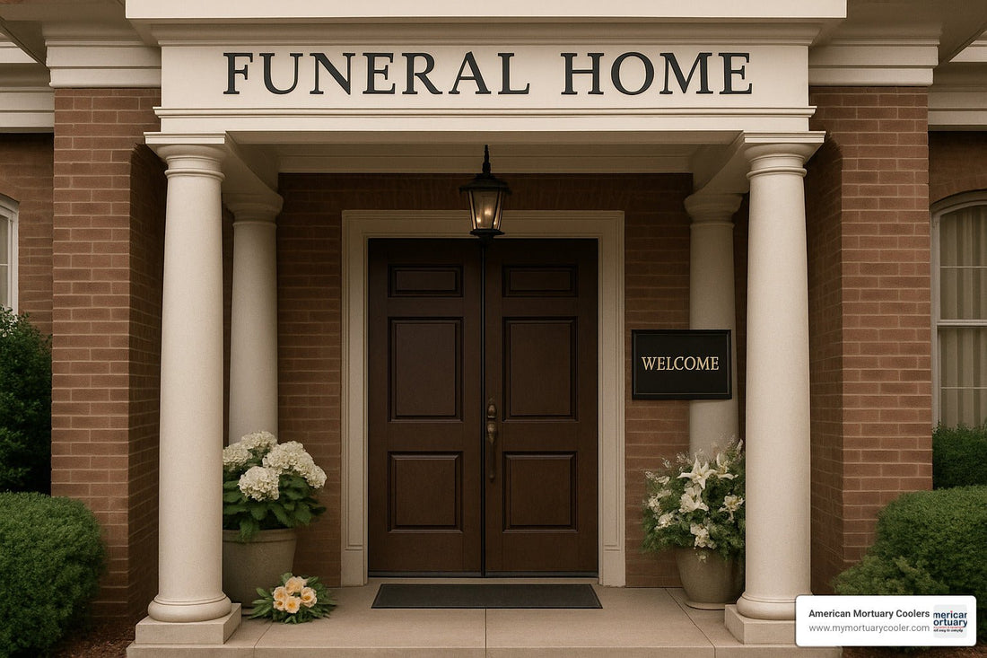 The Complete Guide to Funeral Signage Options - American Mortuary Coolers & Equipments