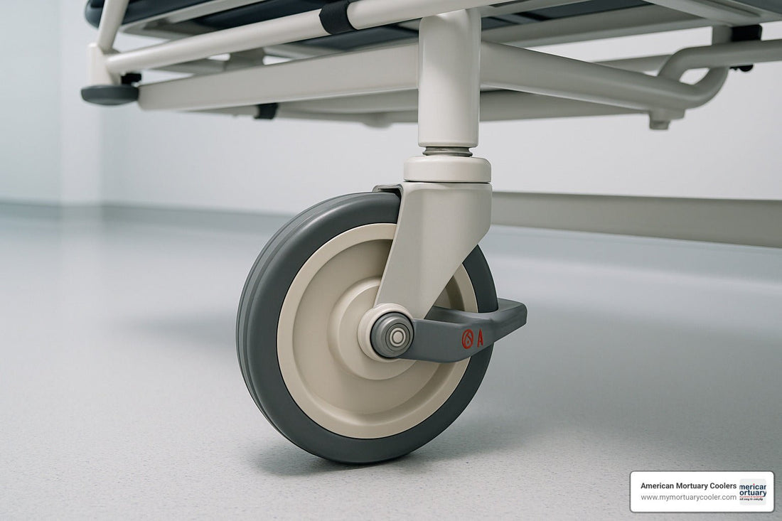 The Complete Guide to Stretcher Wheel Options - American Mortuary Coolers & Equipments