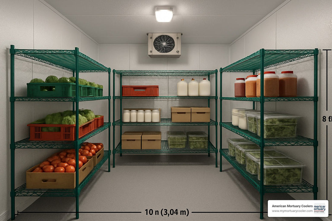 The Definitive Guide to Choosing the Right Walk-In Cooler Size - American Mortuary Coolers & Equipments