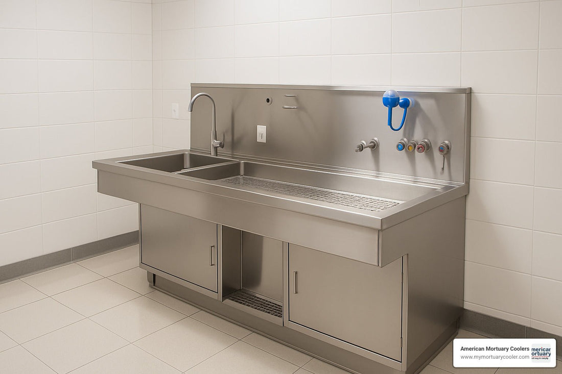 The Definitive Guide to Finding the Right Autopsy Sink - American Mortuary Coolers & Equipments