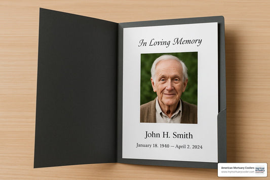 The Essential Guide to Funeral Folders (No Folding Experience Required!) - American Mortuary Coolers & Equipments