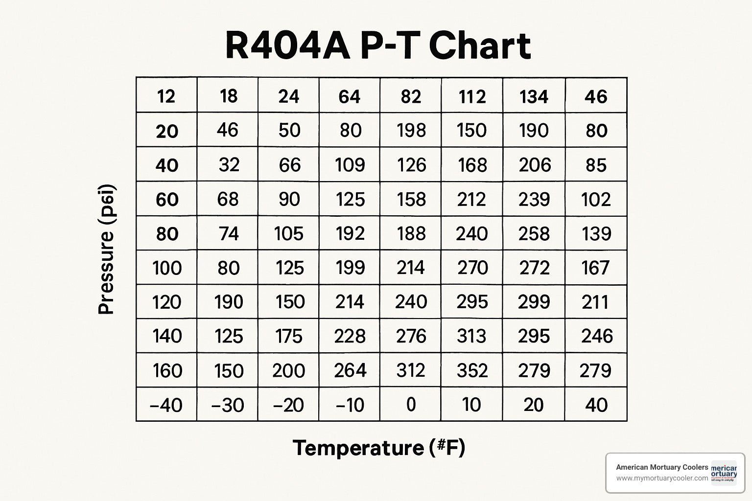 Chart Galleryスタンダード5 The Ultimate Guide to 404A P-T Charts: Pressure-Temperature