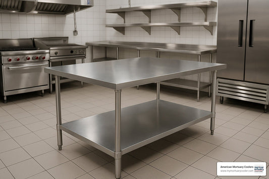 The Ultimate Guide to Comparing Stainless Steel Tables - American Mortuary Coolers & Equipments