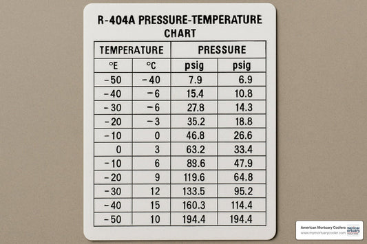 The Ultimate Guide to the R404 Pressure-Temperature Chart - American Mortuary Coolers & Equipments