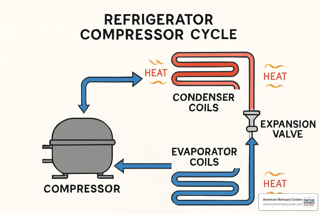 The Ultimate Guide to the Refrigerator Compressor Cycle and How It Works - American Mortuary Coolers & Equipments