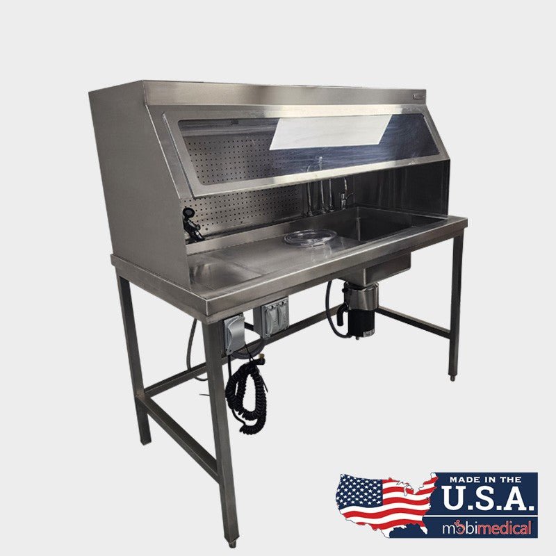 Pathology Grossing Station USPE-1035-01, downdraft ventilation 304 stainless