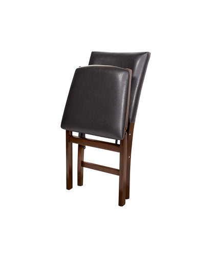 Stakmore Parsons Upholstered Wood Folding Chair - view 12