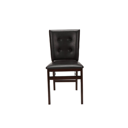 Stakmore Parsons Upholstered Wood Folding Chair - view 9
