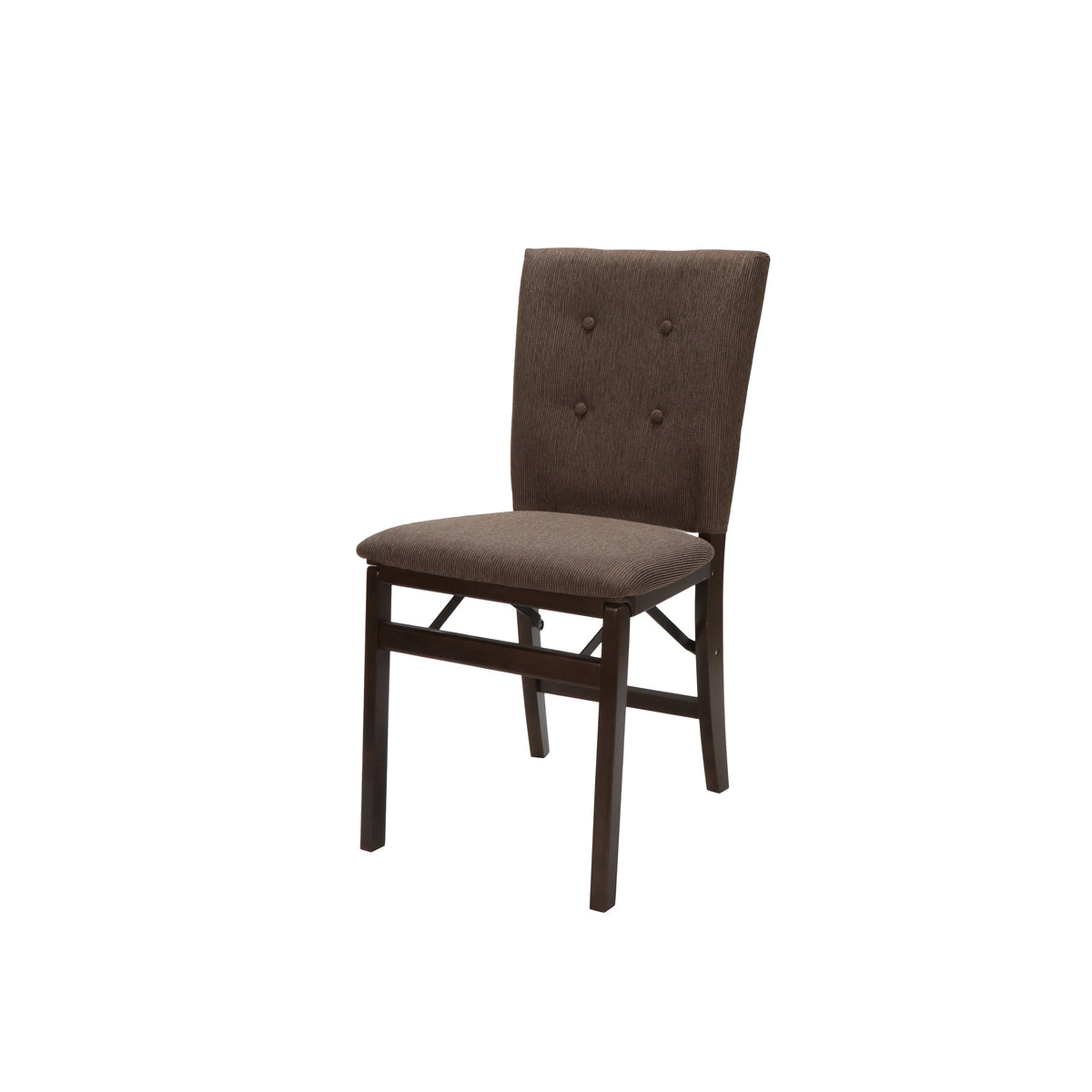 Stakmore Parsons Upholstered Wood Folding Chair