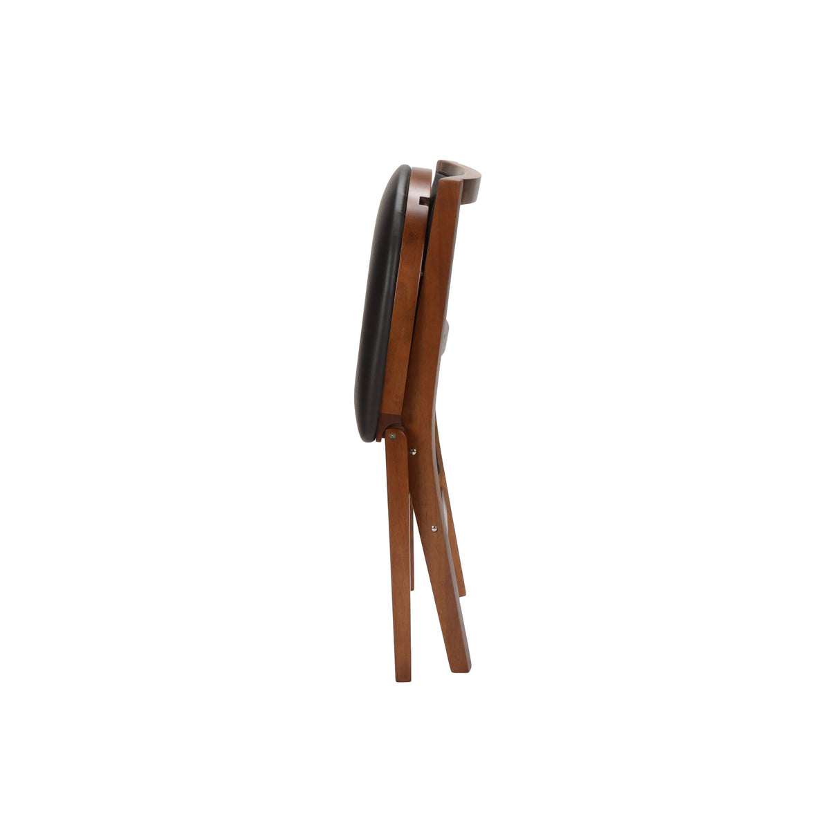 Stakmore Retro Upholstered Back Wood Folding Chair - view 2