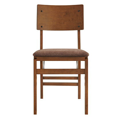 Stakmore Comfort Curve Back Wood Folding Chair - view 2