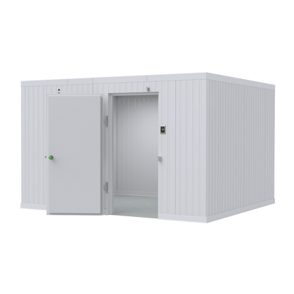 10x12 walk-in mortuary cooler exterior USA-made American Mortuary Equipment Johnson City TN