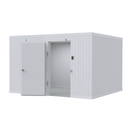 10x12 walk-in mortuary cooler exterior USA-made American Mortuary Equipment Johnson City TN