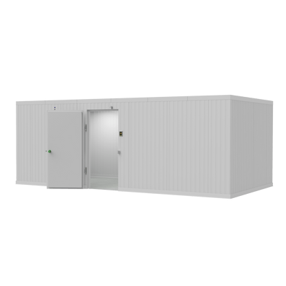 10x40 walk-in mortuary cooler interior, high-capacity institutional body storage (closest-size image shown)