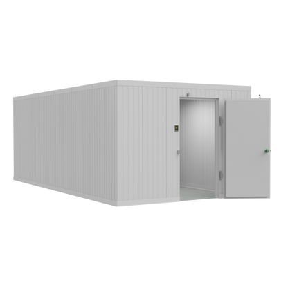 10x40 walk-in mortuary cooler NSF-certified modular system USA-made — American Mortuary Coolers (closest-size image shown)