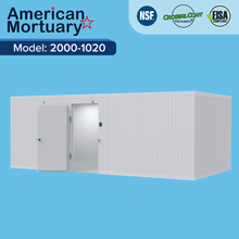 10x25 Walk - In Mortuary Freezer System – Model 2001 - 1025F - American Mortuary Coolers & Equipments