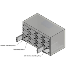 12 Bay Vault Style Morgue Cooler – Model 1070 - 12MB - American Mortuary Coolers & Equipments