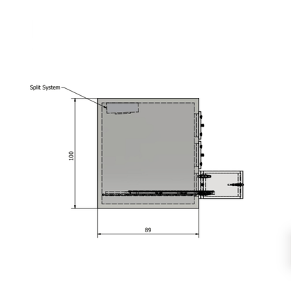 12 Bay Vault Style Morgue Cooler – Model 1070 - 12MB - American Mortuary Coolers & Equipments
