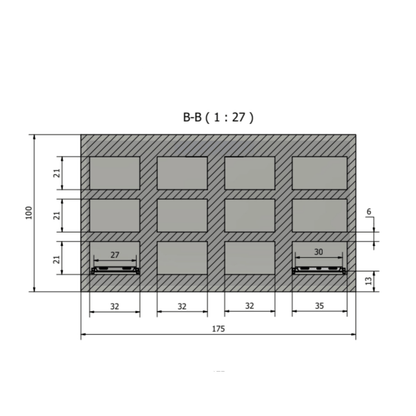 12 Bay Vault Style Morgue Cooler – Model 1070 - 12MB - American Mortuary Coolers & Equipments