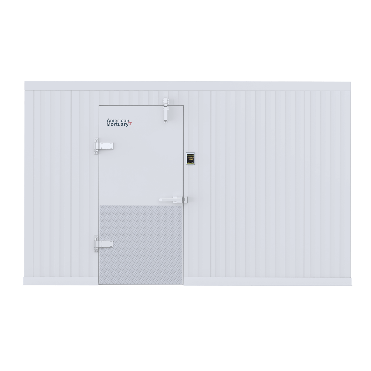 12x40 walk-in mortuary refrigeration unit for institutional facilities — American Mortuary Coolers (closest-size image shown)