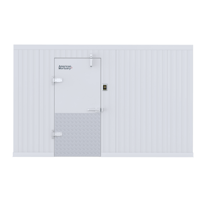 12x20 walk-in mortuary refrigeration unit for funeral homes — American Mortuary Coolers (closest-size image shown)