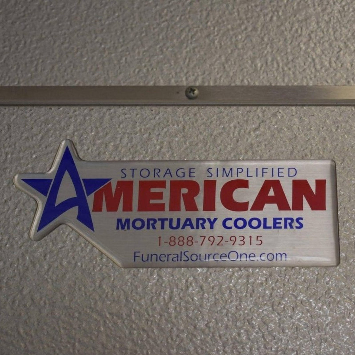 AMC walk-in mortuary cooler installation photo