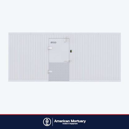 12×30 walk-in mortuary cooler, view 2 (representative image)