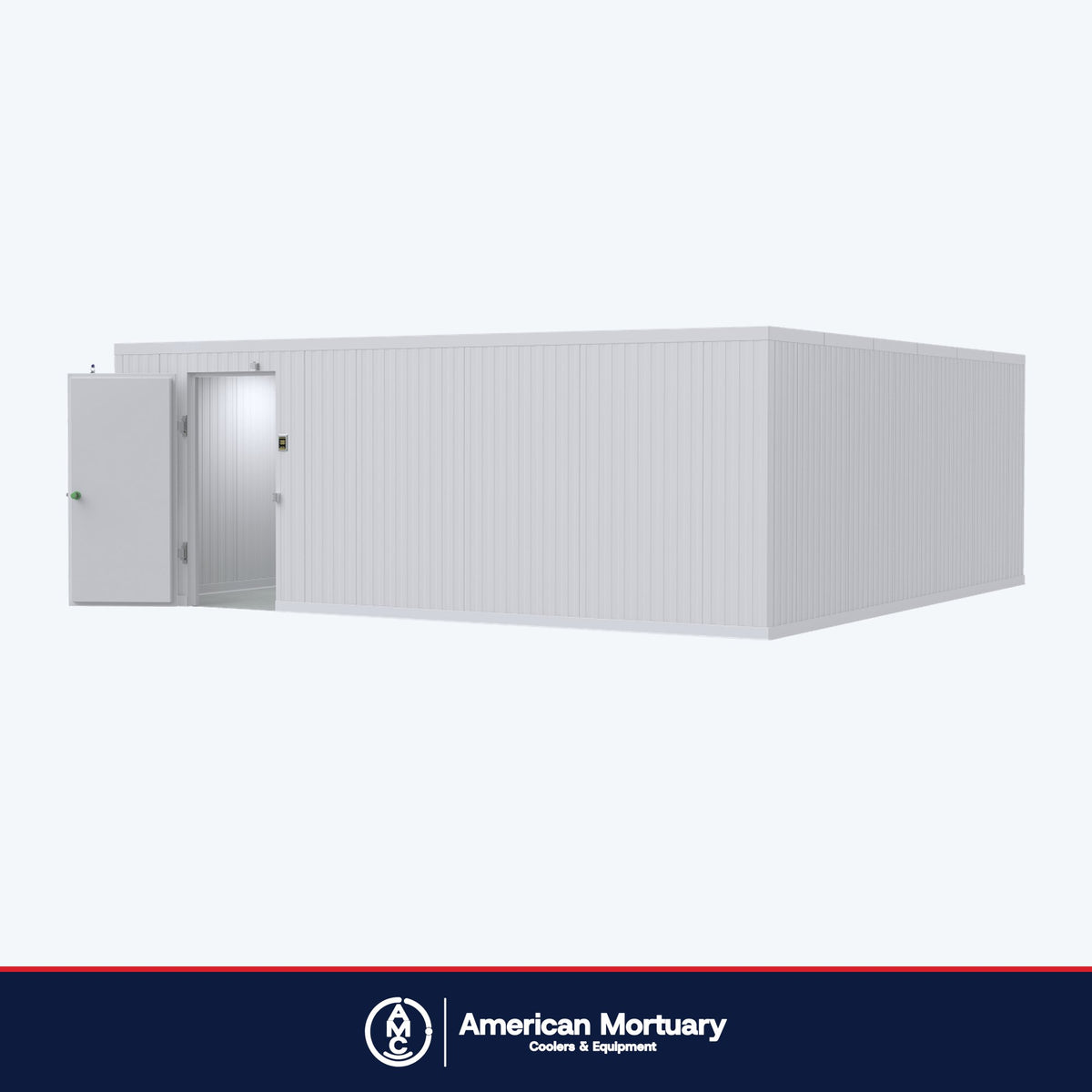 12×40 walk-in mortuary freezer by American Mortuary Coolers (representative image)