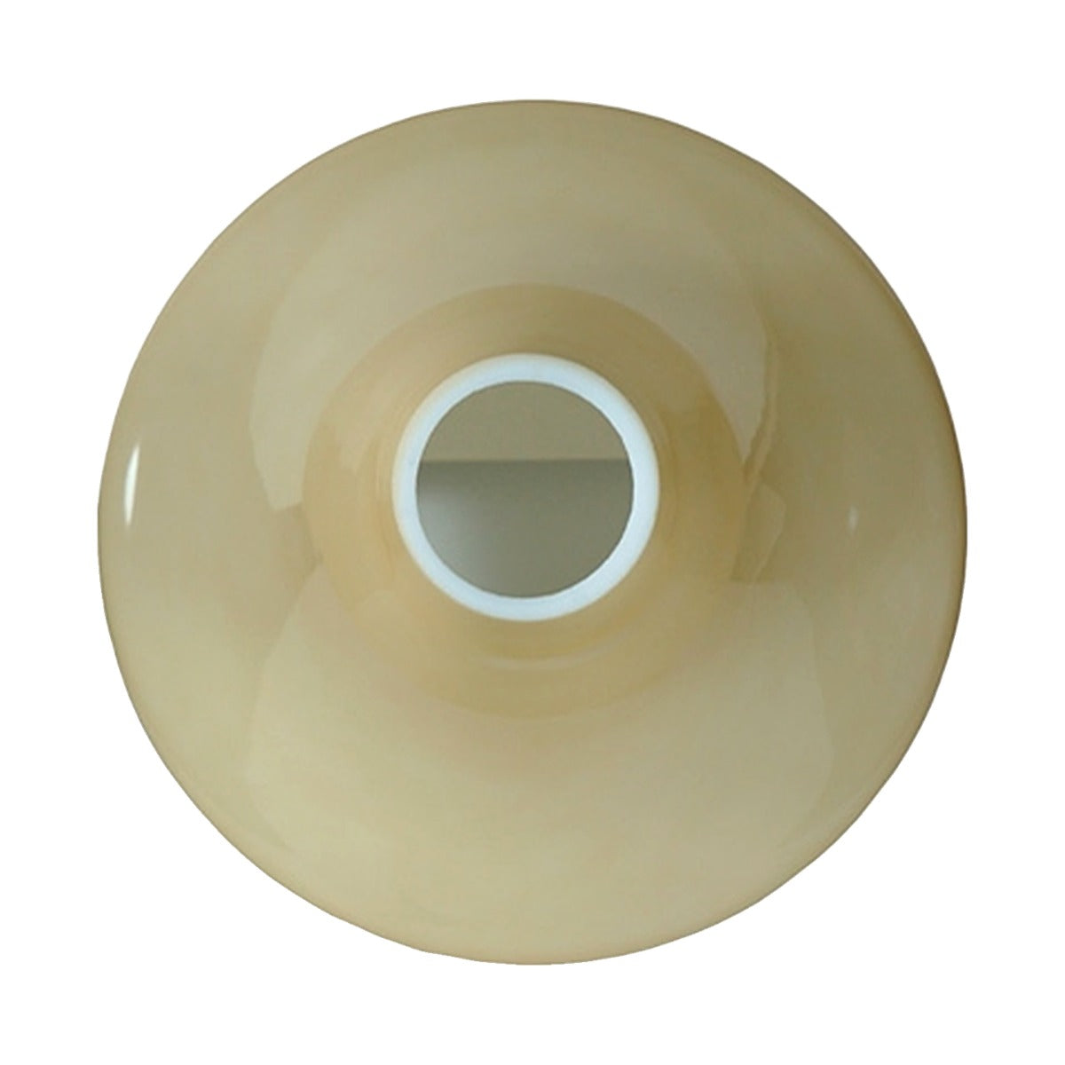 Nu Gold Trumpet Lamp Shade top view