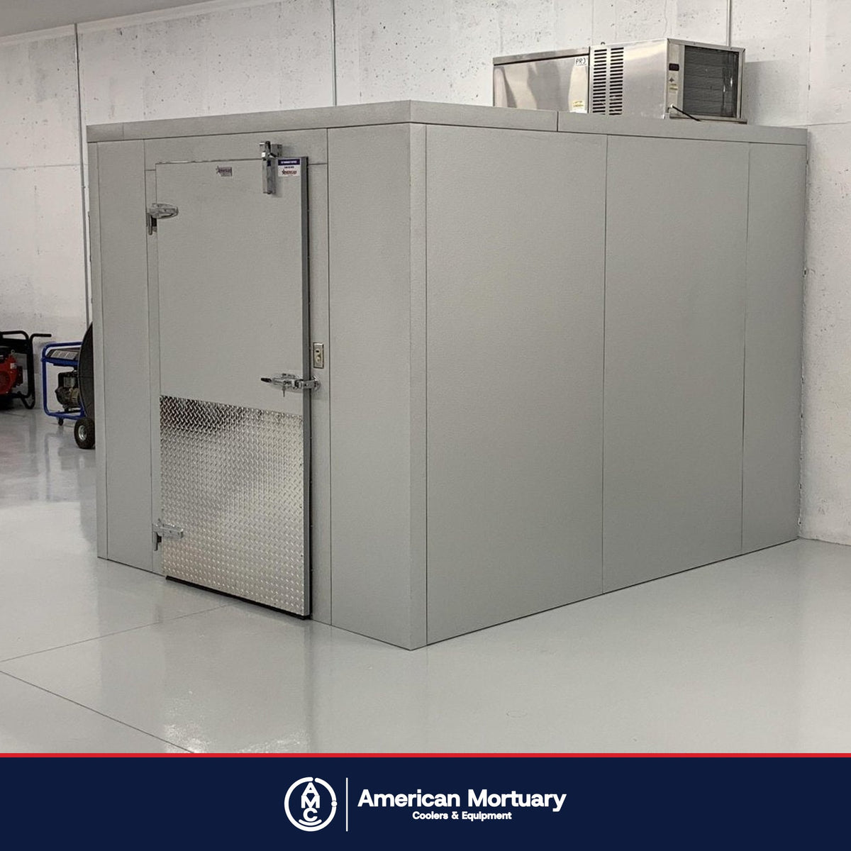 AMC walk-in mortuary freezer installation photo