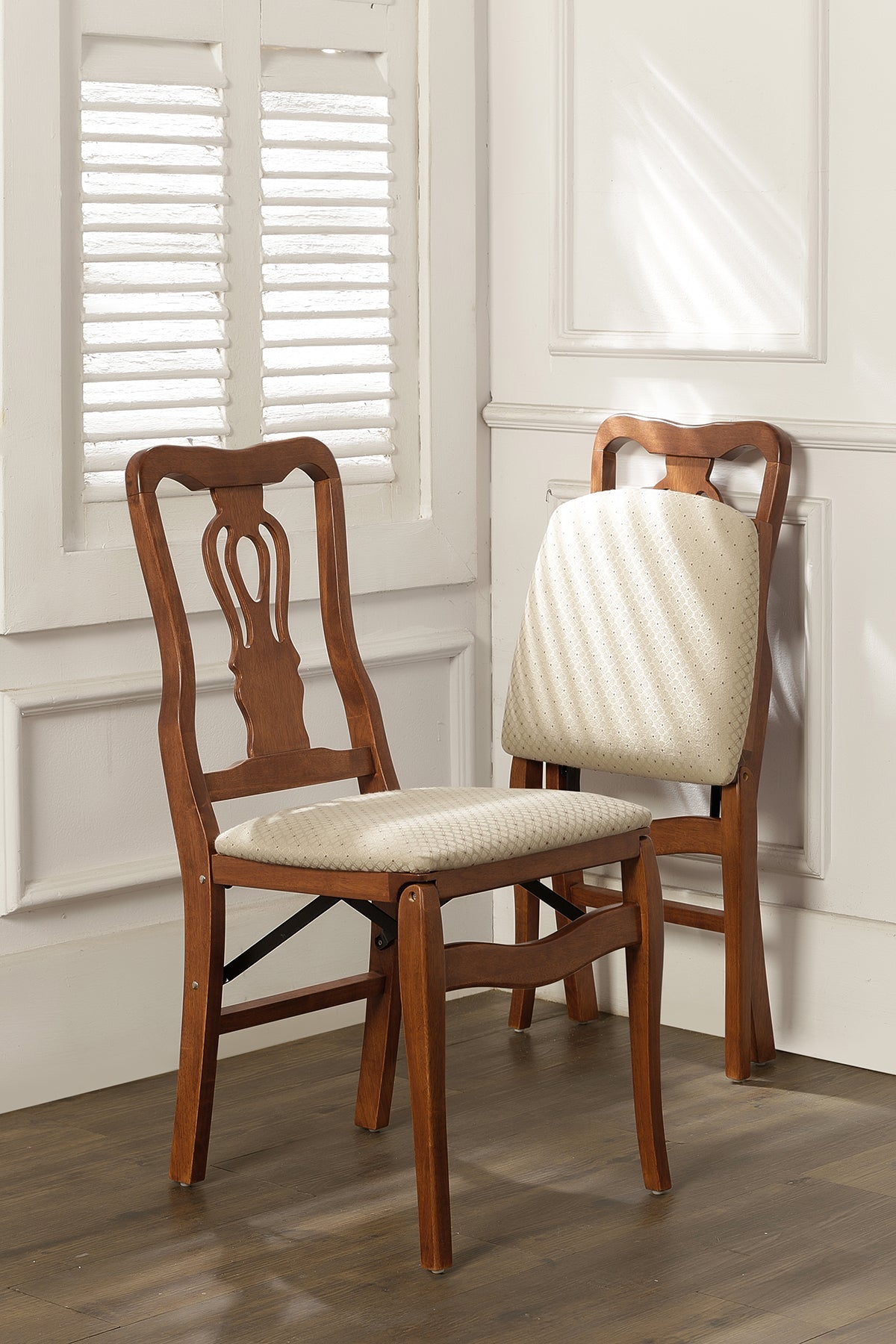 Stakmore Chippendale Wood Folding Chair - view 8