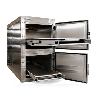 2-Body Vertical Vault Morgue Cooler
