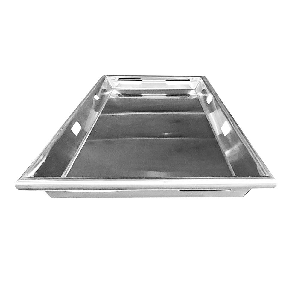 TITAN 27 inch stainless steel body tray rolled edges and hand slots