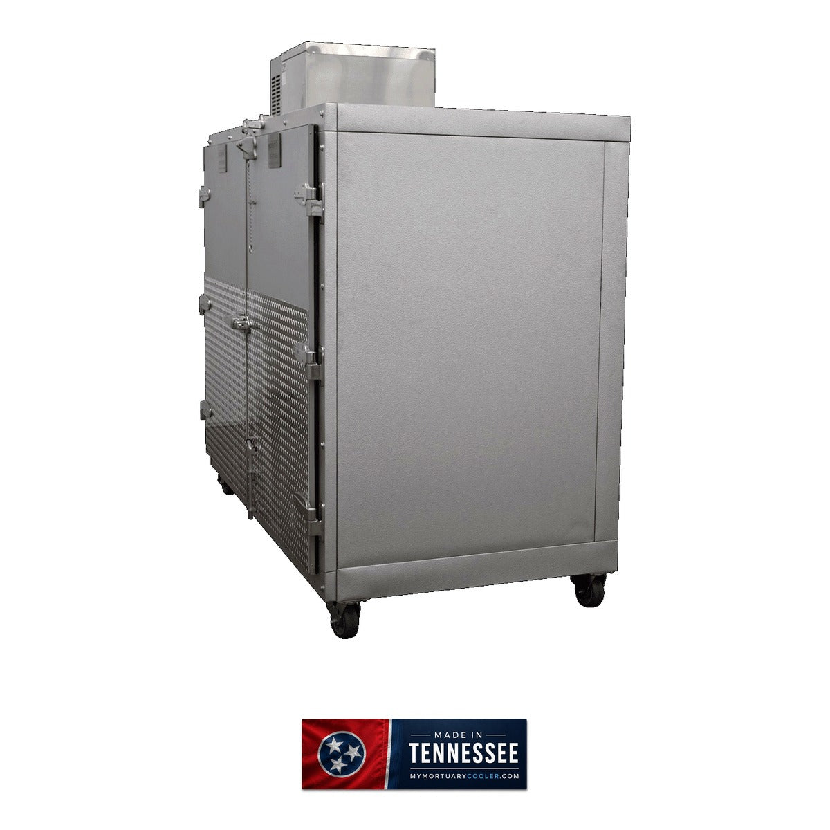 3 Body Extra-Wide Side-Load Upright Mortuary Cooler