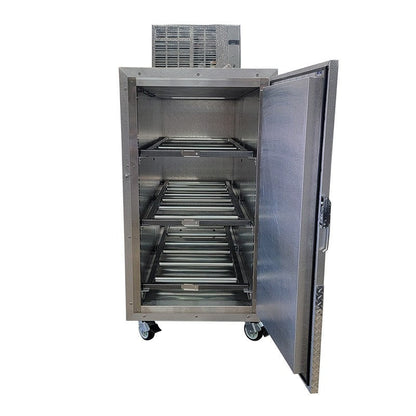 3-body standard upright mortuary cooler for funeral homes and morgue refrigerated body storage