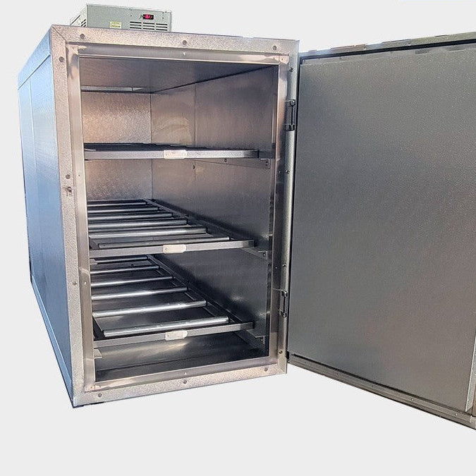 3 body extra-wide bariatric mortuary cooler for funeral home coroner and hospital body storage workflows for multi-facility mortuary equipment standardization procurement and RFQ planning