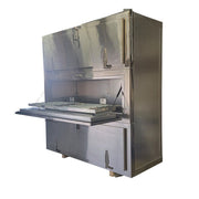 3 - Door Vault - Style Morgue Cooler with Slide - Out Stainless Trays | Model 1070 - 3MBS - American Mortuary Coolers & Equipments