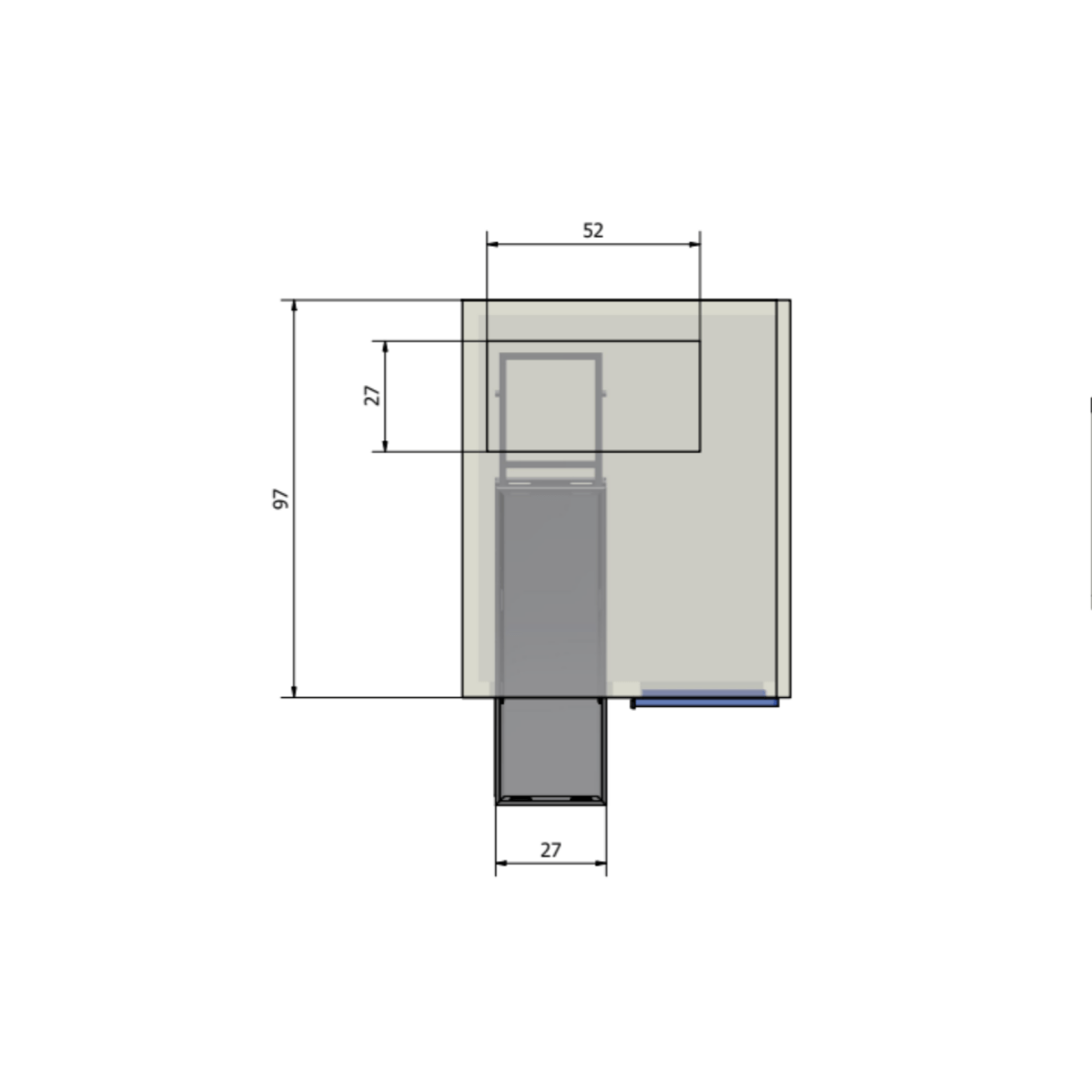 4 Bay Vault Style Morgue Cooler – Model 1070 - 4MBE - American Mortuary Coolers & Equipments