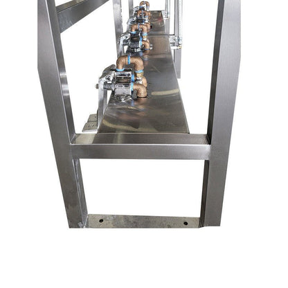 4 Foot Pedal Sink Station – 1035 - 06 - 4 - American Mortuary Coolers & Equipments