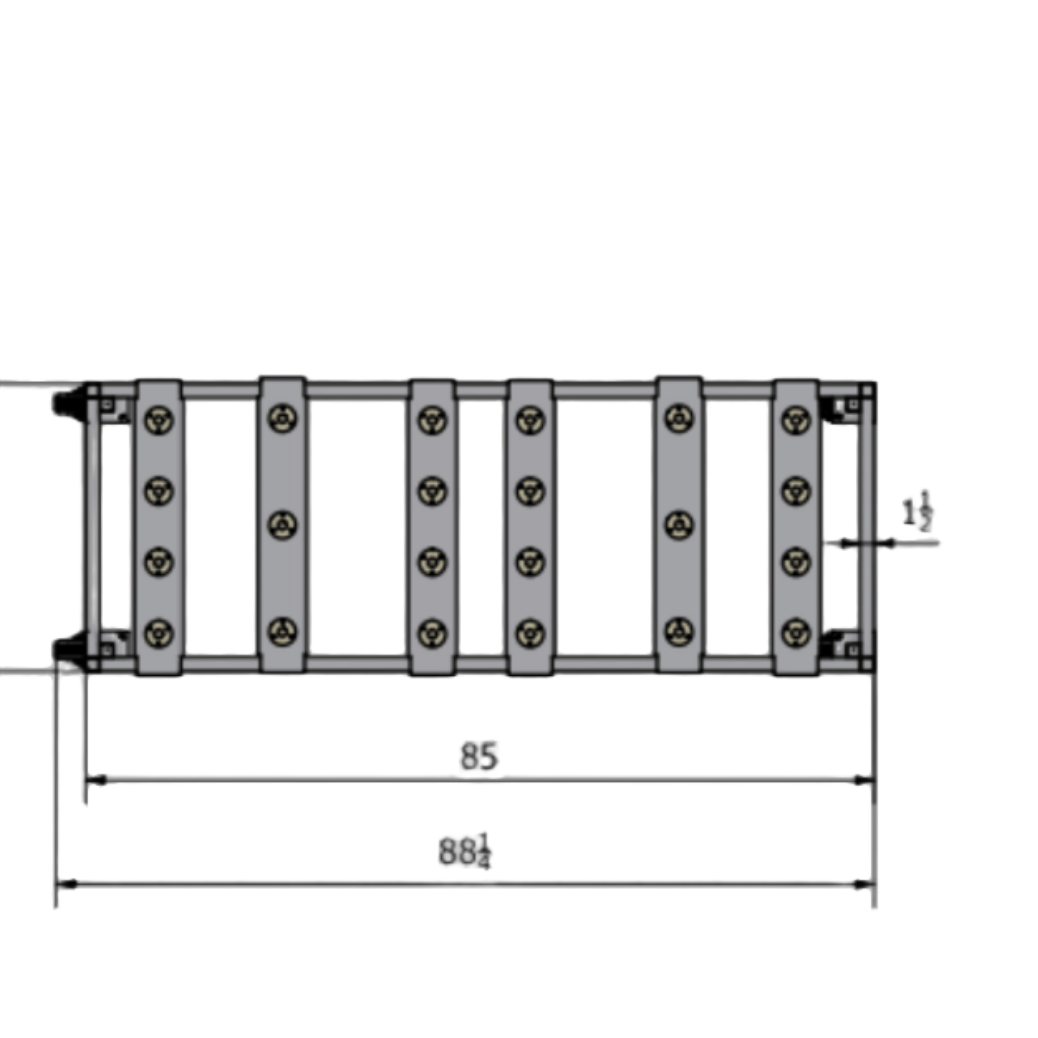 4 - Tier Multi - Load Mortuary Rack – Model 2000 - 4TMD - American Mortuary Coolers & Equipments