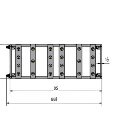 4 - Tier Multi - Load Mortuary Rack – Model 2000 - 4TMD - American Mortuary Coolers & Equipments