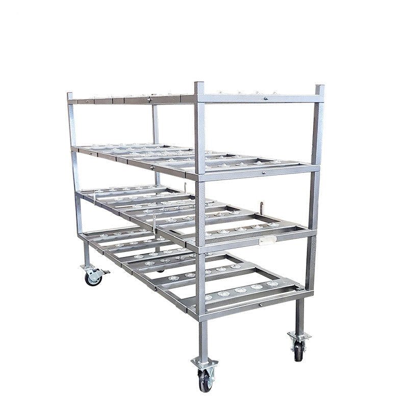 4 - Tier Multi - Load Mortuary Rack - Model 2000 - 4TMD - SST - American Mortuary Coolers & Equipments