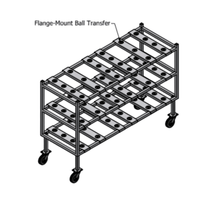 4 - Tier Multi - Load Mortuary Rack - Model 2000 - 4TMD - SST - American Mortuary Coolers & Equipments
