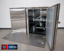 Compact Multi-Body Mortuary Cooler | 2-Door Hybrid Storage | 4 Body