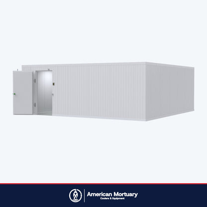 6×20 walk-in mortuary freezer by American Mortuary Coolers (representative image)