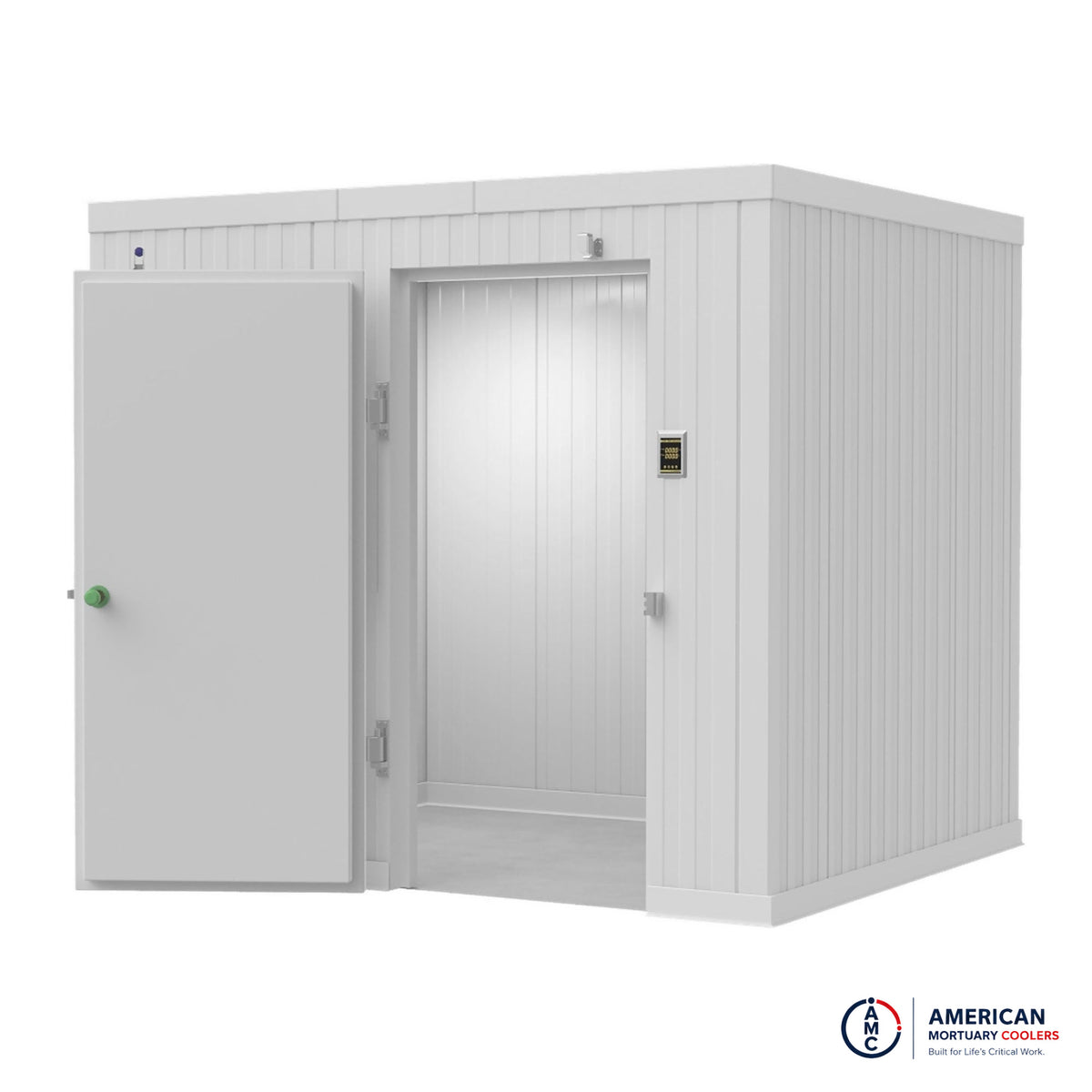 6×8 walk-in mortuary cooler by American Mortuary Coolers